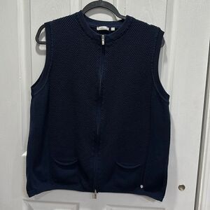 RABE SWEATER VEST. NAVY BLUE 14